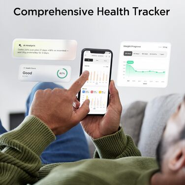 Ваги кухонні Ultrean з підрахунком поживних речовин та аналізом калорій, 20 поживних речовин, 10KG/0,01g, для дієти, фітнесу, приготування їжі та випічки, нержавіюча сталь (великий розмір)