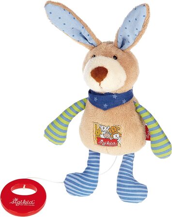 Міні-Музична скринька Сова з мелодією Гаррі Поттера дитячі іграшки для дівчаток і хлопчиків рекомендується з народження Бежевий/Синій (Різнокольоровий / кролик), 42545