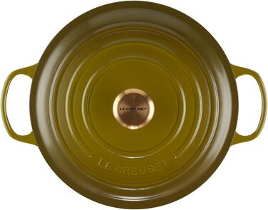 Le Creuset Signature Сковорода-жаровня з кришкою, чавун, Ø 28 см, 4.2 л, Ocean (оливковий зелений)