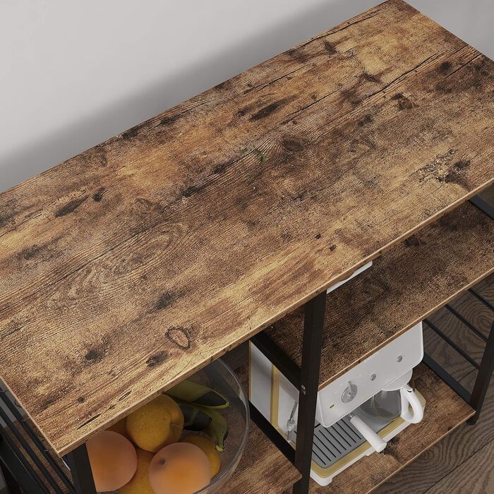 Стелаж для кухні SogesHome SH-171-BK (Retro) 90 x 40 x 83 см - органайзер для зберігання