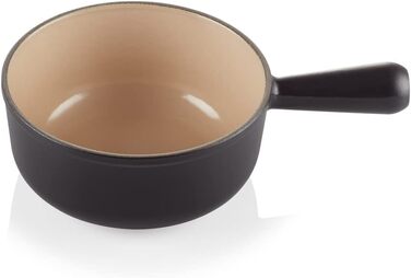 Казан Le Creuset з чавуну, 18 см, 1.4 л, чорний матовий, 20007180602460