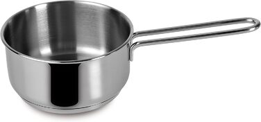 Каструля Lagostina Jeder Ø 14 см з нержавіючої сталі 18/10 з дном Lagoseal Plus, сатинова поверхня та широкі ручки, сумісна з усіма типами плит (включаючи індукційні)