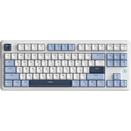 Дротова механічна клавіатура Ajazz AK870 V2 Flying Fish Switches White (AK870-V2-FF-BWB)