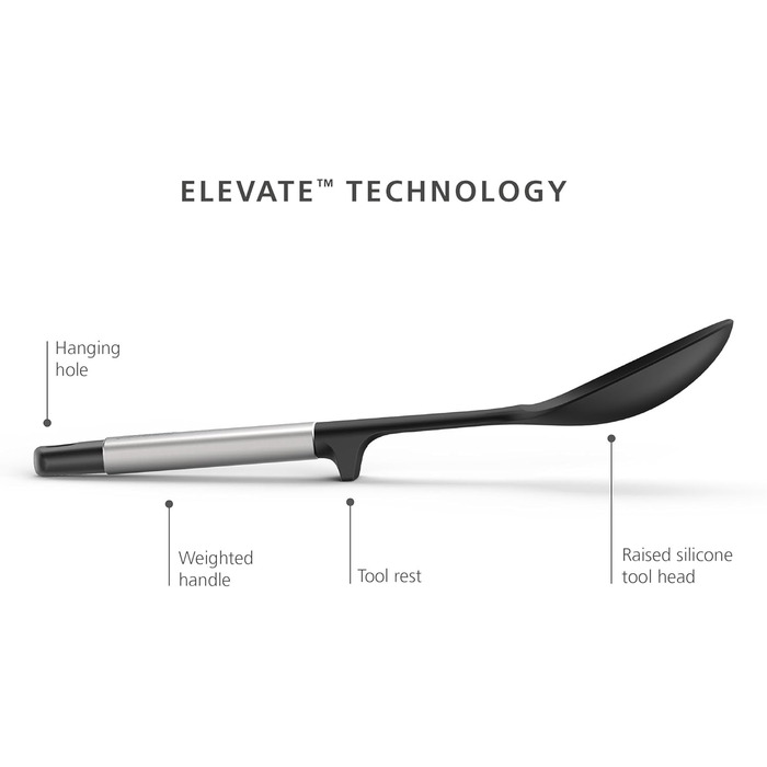 Набір кухонних аксесуарів Joseph Joseph Elevate 5 шт. з силікону, BPA-free, стійкий до нагрівання, з антипригарним покриттям, з нержавіючої сталі