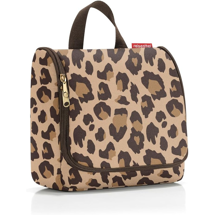 Сумка-органайзер Reisenthel Toiletbag Leo Macchiato Single з гачком, водонепроникний матеріал