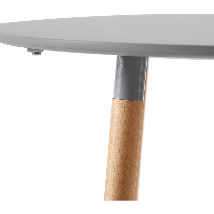 Комплект обіднього столу з 4-ма сірими стільцями | Обідня група 5-ти частинна | Для вітальні, кухні, їдальні | Сірий стіл та сірі стільці