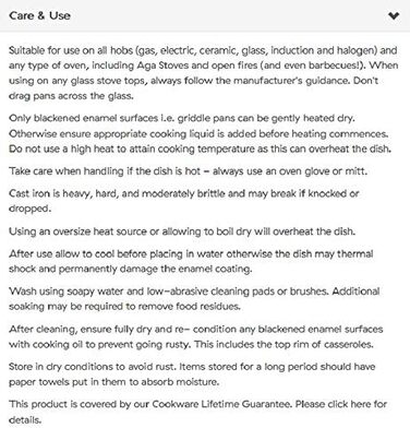 Сковорода-гриль Denby Halo 25 см, чавун