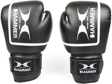 Боксерські рукавички Hammer fit II чорного кольору, 10 унцій