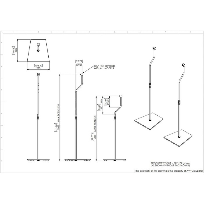 AVF_1 - скляна плита (чорний колір)