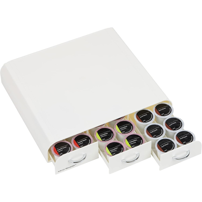 Організатор для капсул кави Mind Reader TRAY6-WHT, білий: для K-Cup, CBTL, Verismo, Dolce Gusto, 36 капсул