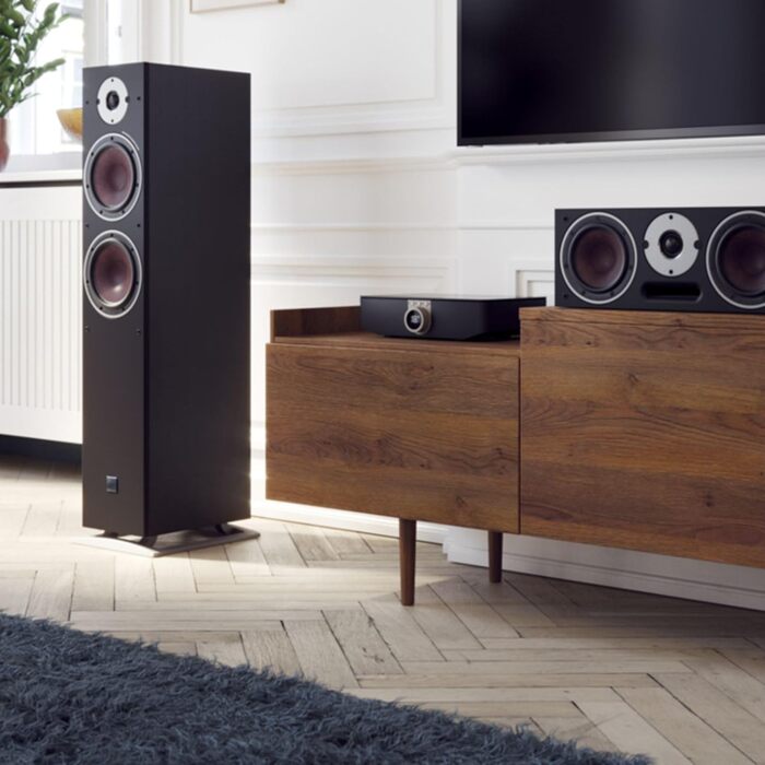 Пара підлогових динаміків DALI Oberon 7 - HiFi акустика, вражаючі низькі частоти, чіткі високі частоти (білий)