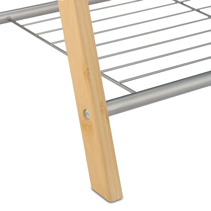 Підставка для рушників Relaxdays з поличкою, бамбук