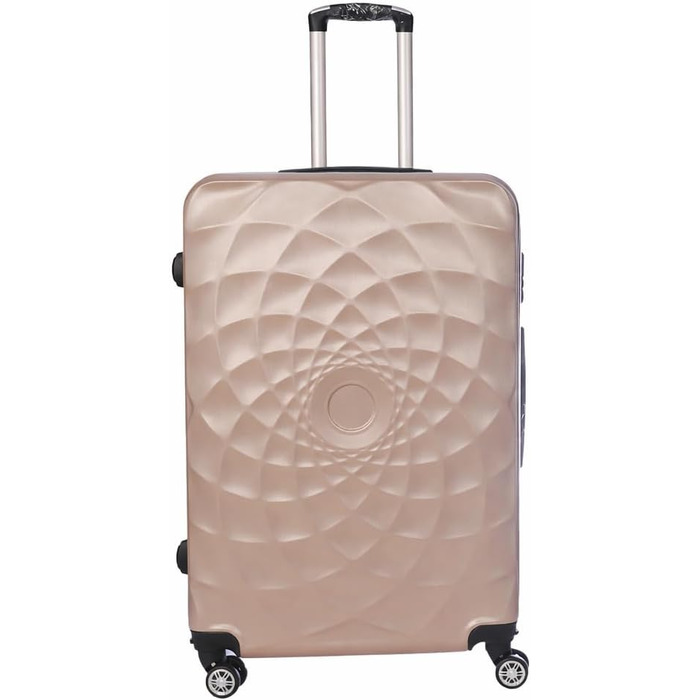 Чохол-валіза Bosdela: ручна валіза (50см, 60см, 71см, 980г, золотий колір)