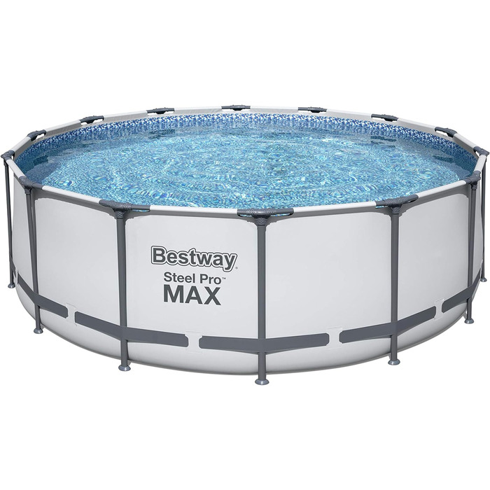 Знімний басейн Steel Pro Max 427 x 122 см, з картриджем 3.028 L/H кришкою і сходами, 56088, синій, 5612 шт.