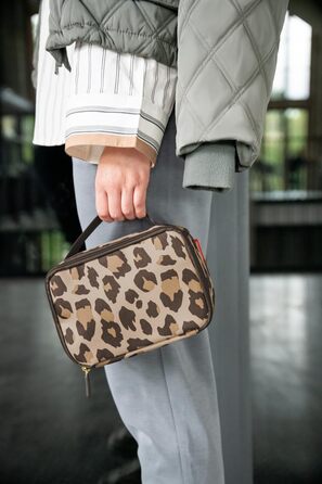 Термосумка Reisenthel Thermocase Leo Macchiato – Компактна сумка-холодильник для косметики, ліків, перекусів та іншого – З водовідштовхувального матеріалу