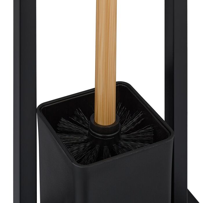 Набір для туалету Relaxdays Бамбук та Нержавіюча сталь