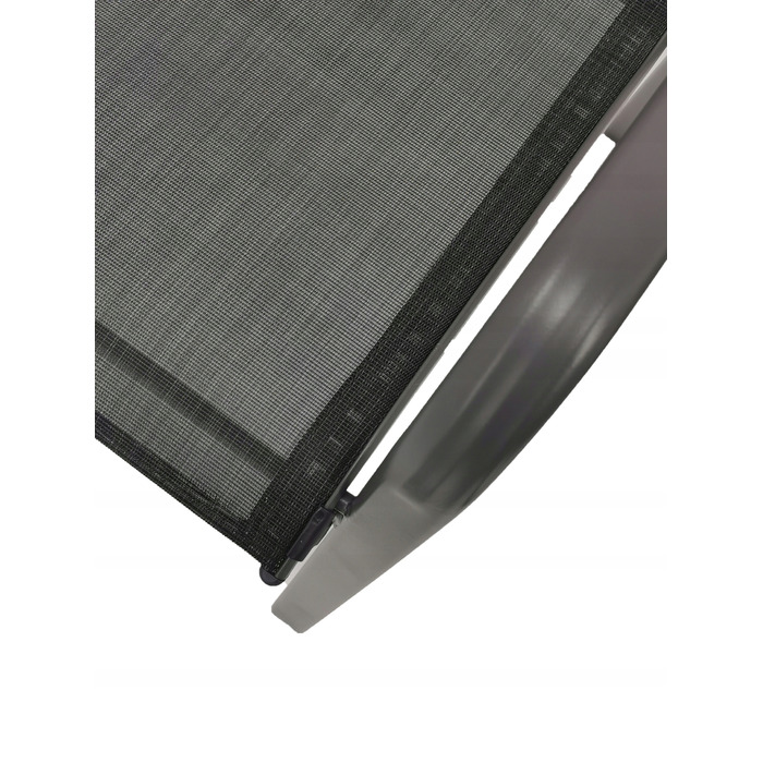 Набір садових стільців Kontrast, метал, чорний, 4 шт.