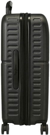 Набір валіз Pepe Jeans Highlight, чорний, 55/70 см, жорсткий корпус, ABS-замок, інтегрований, об'єм 116 л, вага 7,54 кг, 4 колеса, ручна поклажа