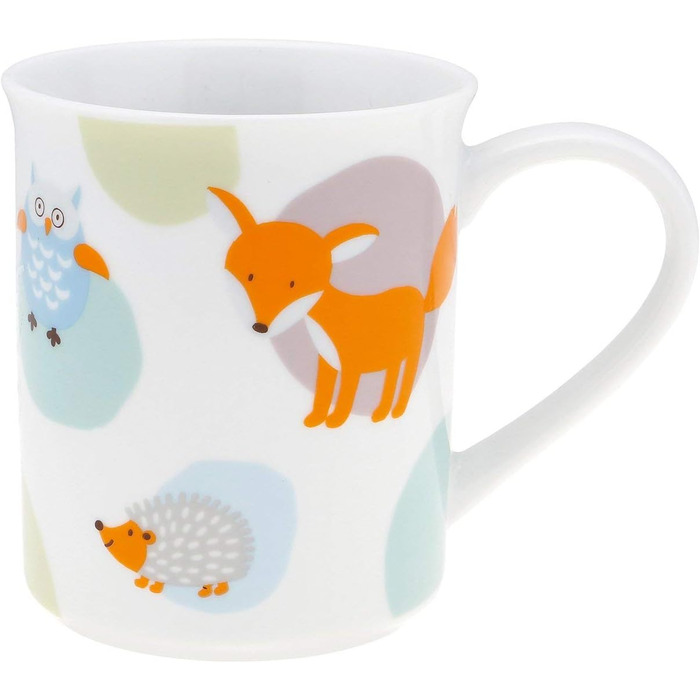 Puresigns WOODY Преміум дитячий набір столових приборів: ергономічний набір з нержавіючої сталі з мотивом лісових тварин для хлопчиків та дівчаток (4-частинний)