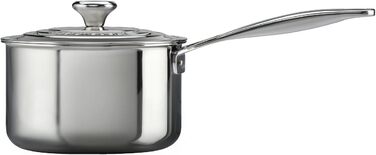 Каструля Le Creuset Signature з нержавіючої сталі з кришкою та ручкою, 1.9 л (18 см)