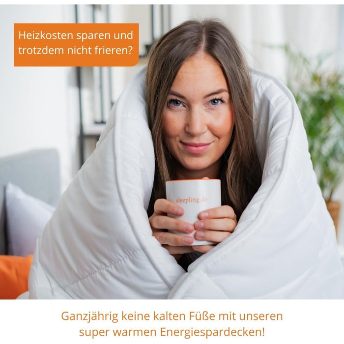 Сліпінг: Зимова ковдра з мікрофібри 135x200 см, тепла, 1.685 гр, Оeko-Tex, прання 60°C