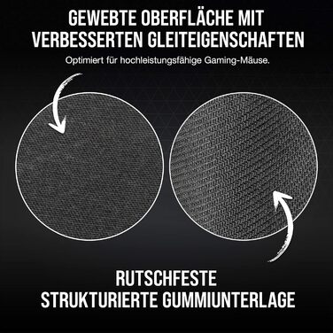 Килимок для миші Corsair MM700 RGB Extended - 930x400 мм - RGB підсвітка 360° - USB хаб - чорний