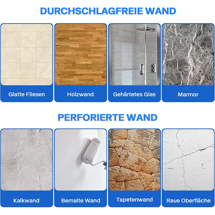 Підставка для душу без свердління, 2 шт. - Алюмінієва полиця для душу та ванної кімнати, срібна