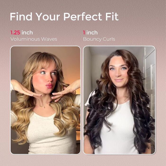 Автоматичний локшик TYMO Curlpro Plus 32 мм: великі локони, пляжні хвилі, анти-опік