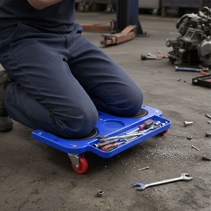 Дошка для колін з підсвічуванням та органайзером для інструментів Relaxdays