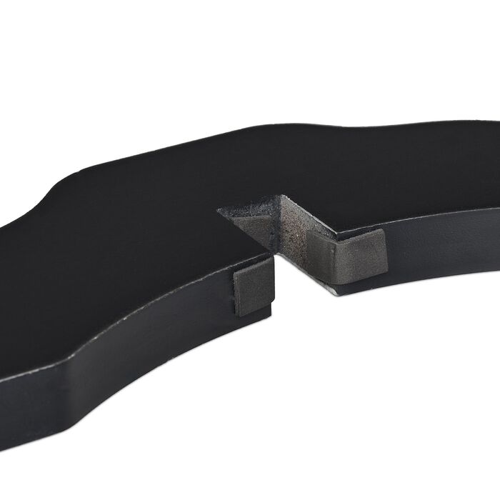 Захисний бар'єр Relaxdays чорного кольору, 92 см