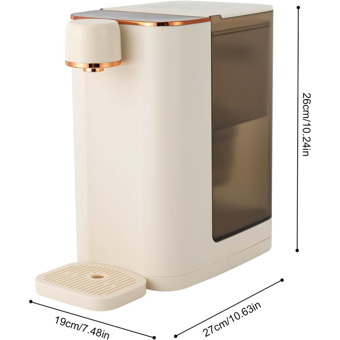 Дозатор гарячої води миттєвий, настільний, для дому, офісу, ресторану, вечірки, 27*19*26 см