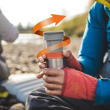 WACACO Pipamoka - портативна кавомашина для подорожей, ручна, з нержавіючої сталі, 300 мл