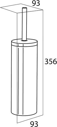 Турчишник Tiger Boston розсувний, 35-60 см, нержавіюча сталь, щітка для волосся, полірована поверхня