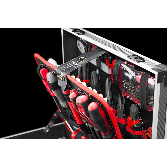 Набір інструментів Meister 131 предметів Knipex & Wera в алюмінієвому кейсі - професійний валіза з інструментами