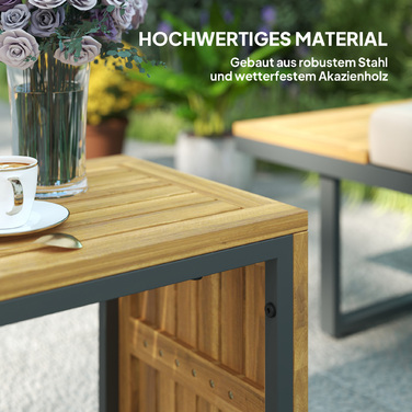 Набір вуличних меблів, розширюється до 6 місць, кутова вулична зона відпочинку зі столиками, сталевий каркас, регульовані спинки, сірий