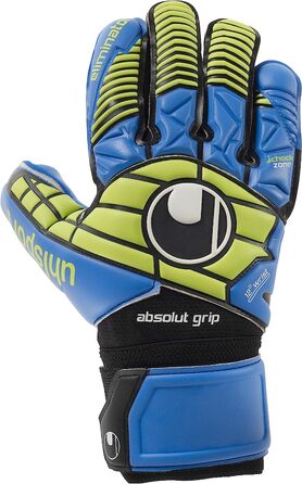 Рукавички uhlsport ELIMINATOR ABSOLUTGRIP HN (11.0, чорний / синій / зелений колір)