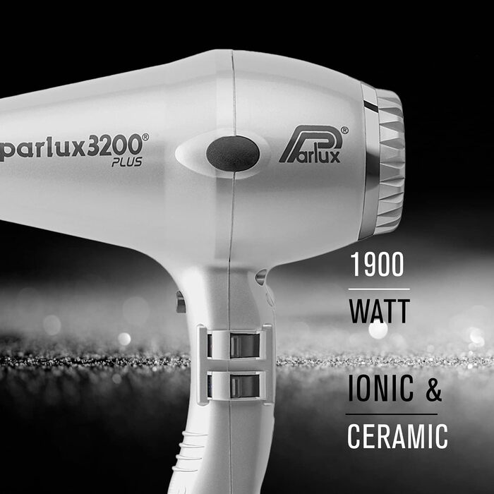 Фен Parlux 3200 Plus срібно-чорний - професійний, потужний