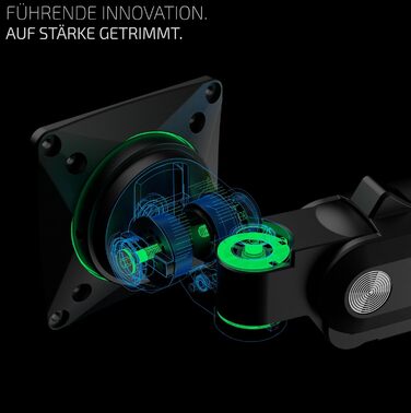 Кріплення для монітора Invision Vortex Gaming – 27–57 дюймів – Curved & UltraWide – RGB LED – 3–18 кг (VR200)
