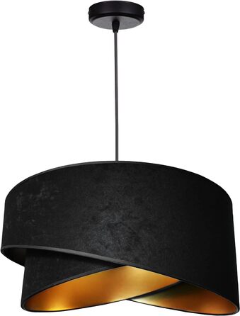 Підвісний світильник Обідній стіл Підвісні світильники та підвісні світильники Підвісний стельовий світильник Підвісний абажур Світильник для їдальні, вітальня, кухонна лампа, - E27, серія TAD31 (чорний)