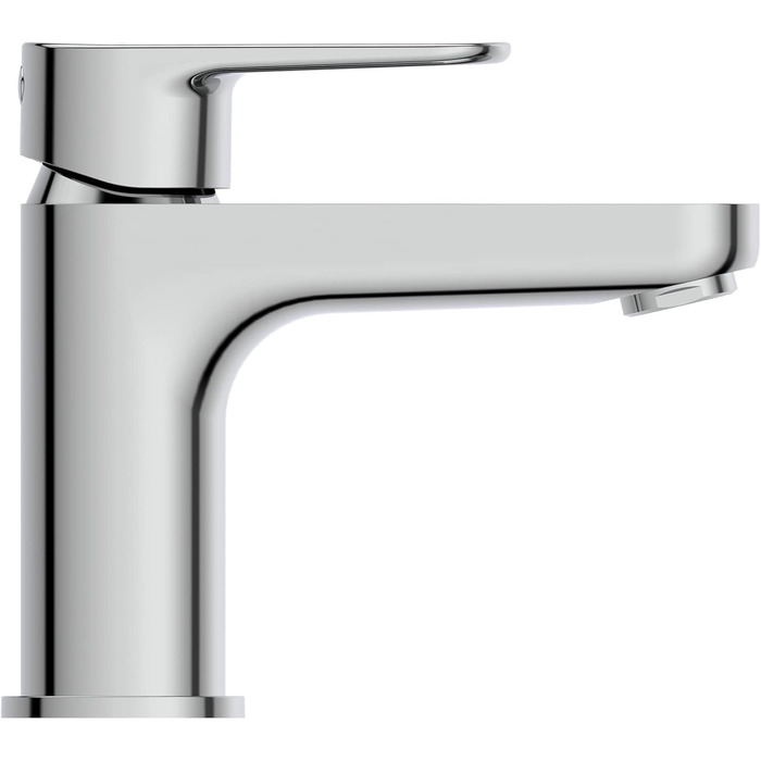 Змішувач для умивальника Ideal Standard Cerafine O без зливного переходу, H80мм, Bluestart, срібний