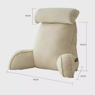 Подушка для читання Miaogoo, подушка для шиї, спинна подушка, зелена, для комфорту та розслаблення