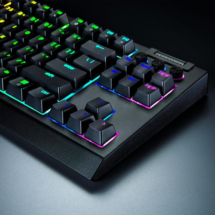 Механічна ігрова клавіатура Razer BlackWidow V4 TKL HyperSpeed з Green Switch (RGB Chroma, 6 макро-клавіші, QWERTZ DE-Layout)