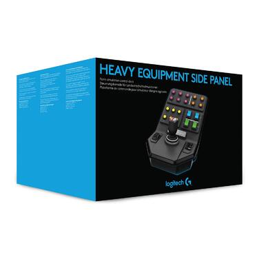 Logitech G Saitek Farming Simulator Bundle: кермо, педалі, панель управління - для ПК/Mac, USB, чорний