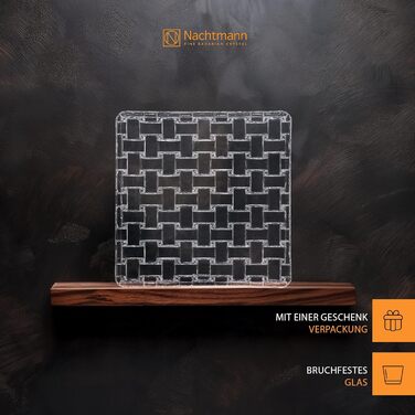 Нічніман Таця для тортів з кришкою Ø 32 см, Bossa Nova, 99528, кришталеве скло, таця для тортів та випічки (набір таць 14 см)