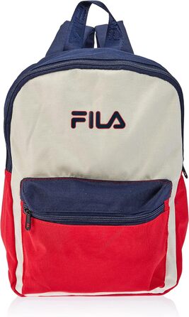 Рюкзак FILA Unisex Kids Bury Bury - середньовічний синій-античний білий-справжній червоний-однорозмірний рюкзак