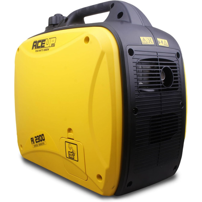 Бензиновий генератор Aceup Energy Inverter 3400W з інвертором, 230V/12V, USB, цифровий дисплей, 4-тактний, 23кг. Для дому, кемпінгу, відпочинку на природі.