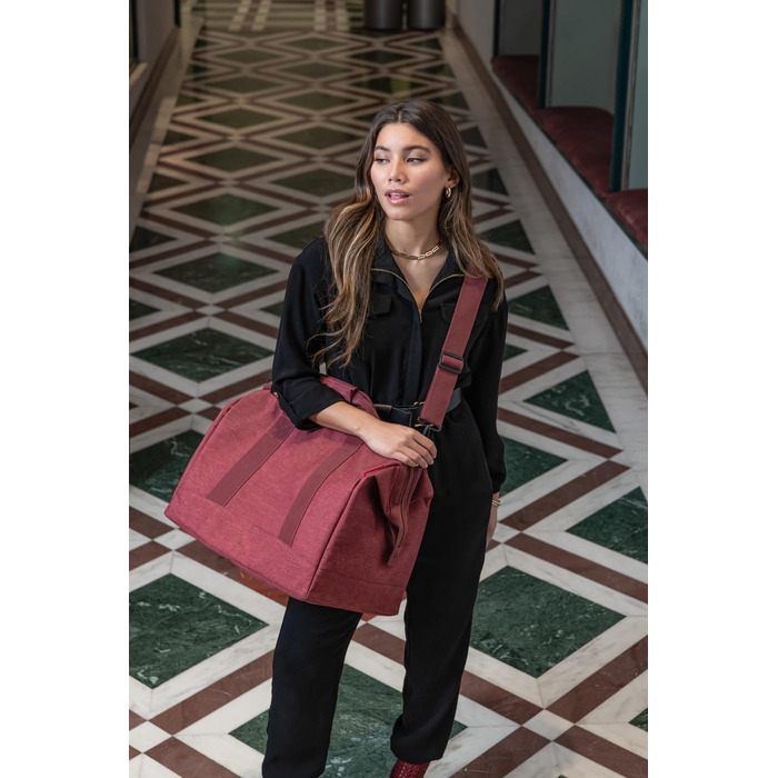 Сумка-органайзер Reisenthel Allrounder L Twist Maroon – універсальна для подорожей, роботи та відпочинку