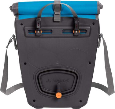 Кофри для багажника Aqua Back 2x24L, 2 задні кофри водонепроникні, велосипедна сумка ззаду, легке кріплення Зроблено в Німеччині (бурулька, один розмір)