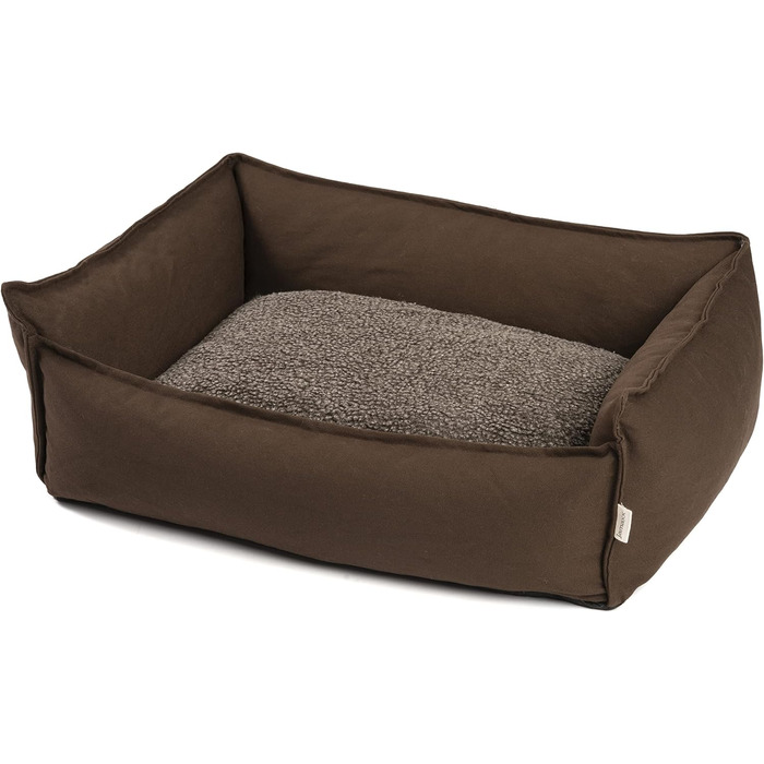 Ортопедичне ліжко для собак JAMAXX - піна з ефектом пам'яті, двостороння подушка, що миється - подушка для собак з овчиною - кошик для собак