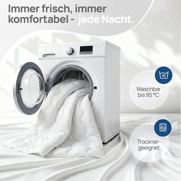 Тепла зимова ковдра LILENO HOME 155x220 см [2 шт.] - комплект ковдр для комфортного сну. Алергічна ковдра, витримує прасування до 95°C